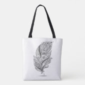 Geïnspireerde tribale doether 2 tote bag (Achterkant)