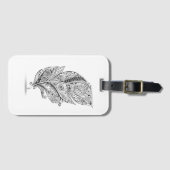 Geïnspireerde tribale doether bagagelabel (Voorkant (horizontaal))