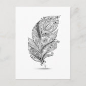 Geïnspireerde tribale doether briefkaart (Voorkant)