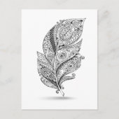 Geïnspireerde tribale doether briefkaart (Voorkant)