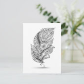 Geïnspireerde tribale doether briefkaart (Staand voorkant)