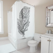 Geïnspireerde tribale doether douchegordijn (In situ)