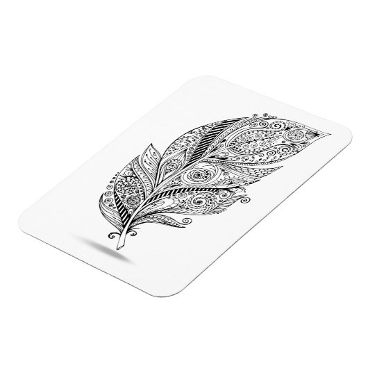 Geïnspireerde tribale doether magneet (Linkerzijde)