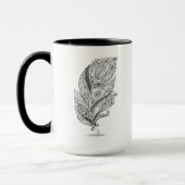 Geïnspireerde tribale doether mok (Links)