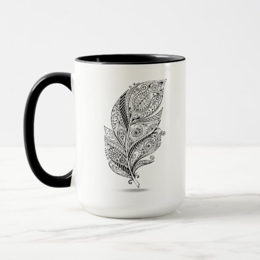 Geïnspireerde tribale doether mok (Links)