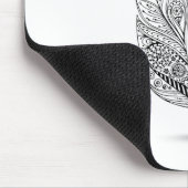 Geïnspireerde tribale doether muismat (Hoek)