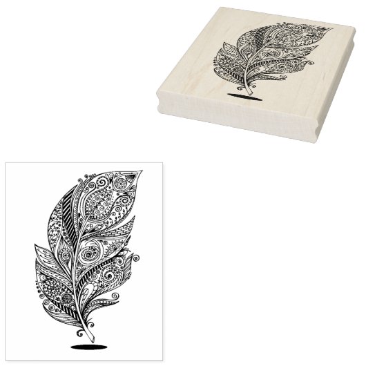 Geïnspireerde tribale doether rubberstempel (Gestempeld)