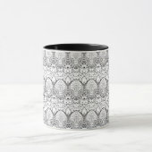 Geïnspireerde tribale illustratie mok (Midden)