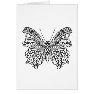 Geïnspireerde tropische vlinder