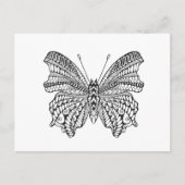 Geïnspireerde tropische vlinder briefkaart (Voorkant)