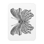 Geïnspireerde tropische vlinder magneet (Verticaal)