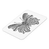 Geïnspireerde tropische vlinder magneet (Linkerzijde)