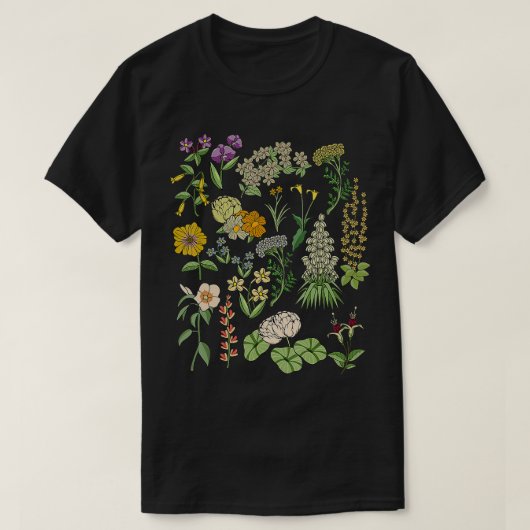  geïnspireerde ventilator Botanische Planten Natuu T-shirt (Design voorkant)