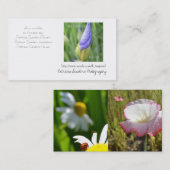 Geïnspireerde visitekaartje (Voorkant / Achterkant)