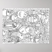 Geïnspireerde visschool 2 poster (Voorkant)