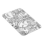 Geïnspireerde visschool magneet (Rechterzijde)