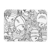 Geïnspireerde visschool magneet (Horizontaal)