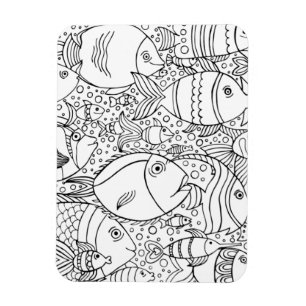 Geïnspireerde visschool magneet