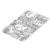 Geïnspireerde visschool magneet (Linkerzijde)