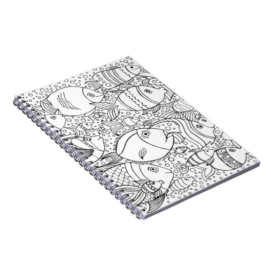 Geïnspireerde visschool notitieboek (Rechterzijde)