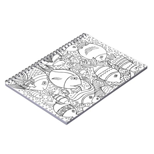 Geïnspireerde visschool notitieboek (Linkerzijde)