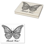 Geïnspireerde vlinder rubberstempel (Gestempeld)