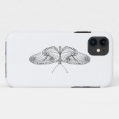 Geïnspireerde vlinderkunst Case-Mate iPhone case (Achterkant (horizontaal))