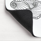 Geïnspireerde vlinderkunst muismat (Hoek)