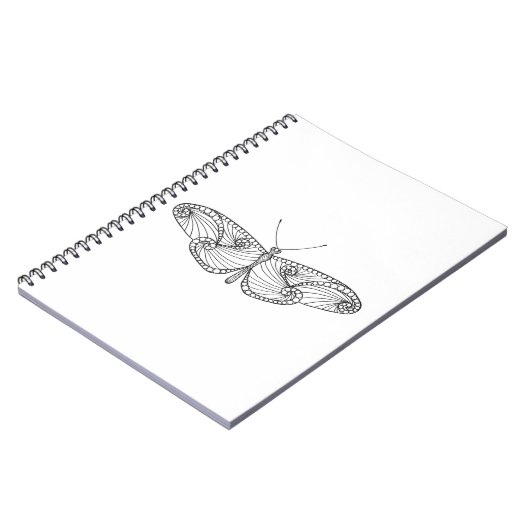 Geïnspireerde vlinderkunst notitieboek (Linkerzijde)