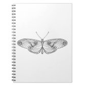 Geïnspireerde vlinderkunst notitieboek (Voorkant)