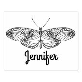 Geïnspireerde vlinderkunst rubberstempel (Afrduk)