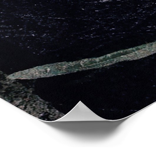 Geïnspireerde vreugdevolle Natuur in geïnspireerd  Poster (Hoek)