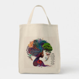 Geïnspireerde Vrouw Glitters & Goud Boodschappenta Tote Bag