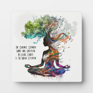 Geïnspireerde vrouw Magic Potion Plaque met Ezel Fotoplaat