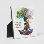 Geïnspireerde vrouw Magic Potion Plaque met Ezel Fotoplaat (Voorkant)