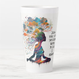 Geïnspireerde vrouw Syncopation Latte Mok