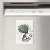 Geïnspireerde vrouw transformatiemagnet magneet (Insitu (Vaatwasser))