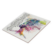 Geïnspireerde Vrouw Voorouder Gedicht Keramische T Tegeltje (Zijkant)