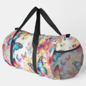  geïnspireerde Waterverf Bloemen & Vlinders Plunjezak (Rechterhoek)