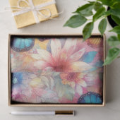 geïnspireerde Waterverf Bloemenvlinders Tissuepapier (Geschenk)