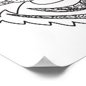 Geïnspireerde witte tijger 2 poster (Hoek)