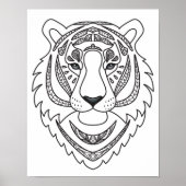 Geïnspireerde witte tijger 2 poster (Voorkant)