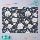  geïnspireerde witte Waterverf bloemen Tissuepapier (Craft)