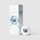 geïnspireerde Wolf Head Art - Nostalgisch Golfballen (Verpakking)