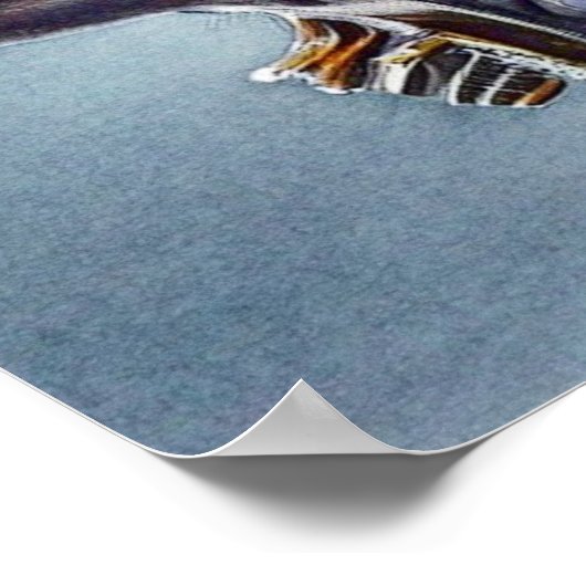  geïnspireerde Wolf Head Art - Nostalgisch Poster (Hoek)