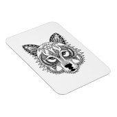 Geïnspireerde Wolf Magneet (Rechterzijde)