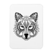 Geïnspireerde Wolf Magneet (Verticaal)