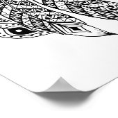 Geïnspireerde Wolf met Dreamweaver 2 Poster (Hoek)