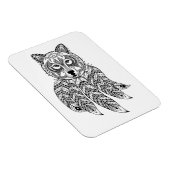 Geïnspireerde wolf met drocatcher magneet (Rechterzijde)