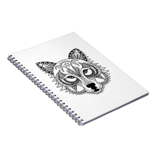 Geïnspireerde Wolf Notitieboek (Rechterzijde)